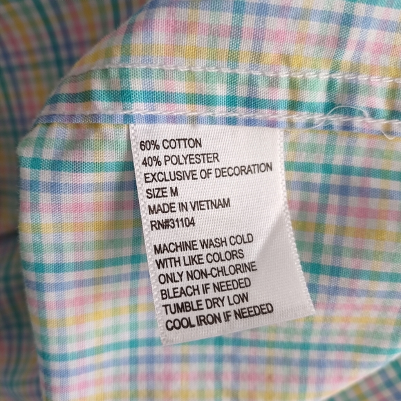 Crown & Ivy Boys M Long Sleeve Plaid  Button Down Shirt - Picture 6 of 6